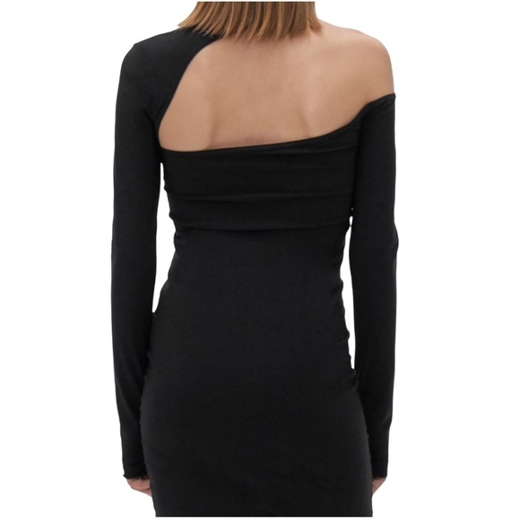 NWT Helmut Lang | Long-Sleeve Cutout Dress - Picture 3 of 5